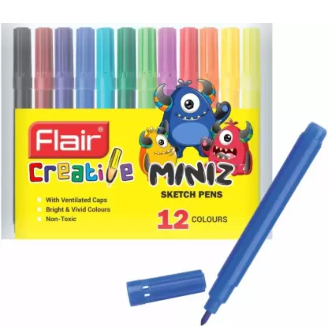 Camlin Bold Sketch Pen 12 Shades  Multicolor Pack of 2  Amazonin Home   Kitchen
