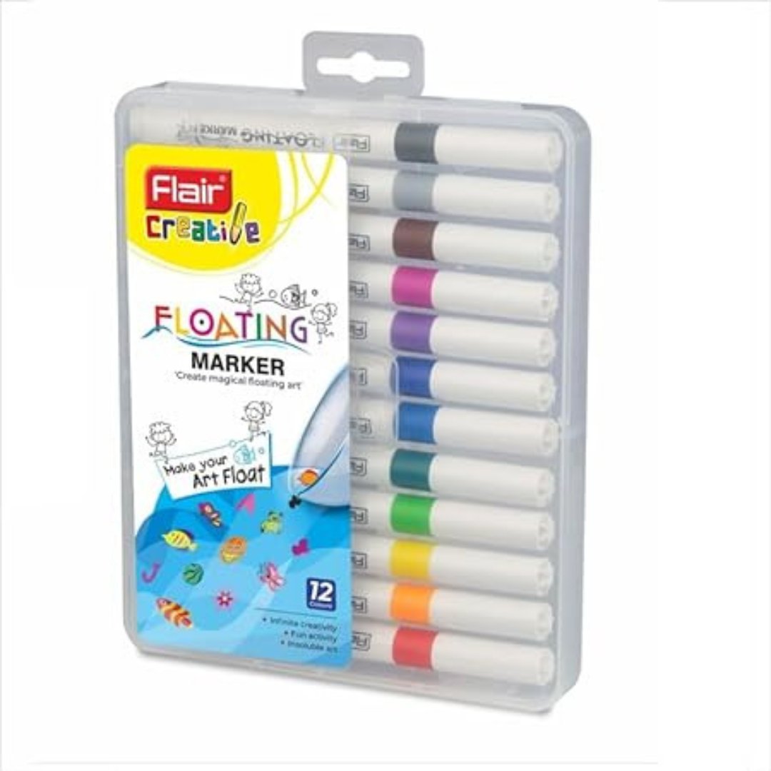 Flair Creative Water Floating Marker Set of 12 SCOOBOO Flair