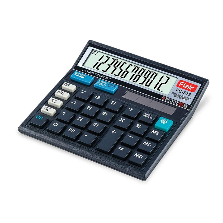 Flair Electronic Calculator (FC-512M) - SCOOBOO - FC-512M - Digital Calculators