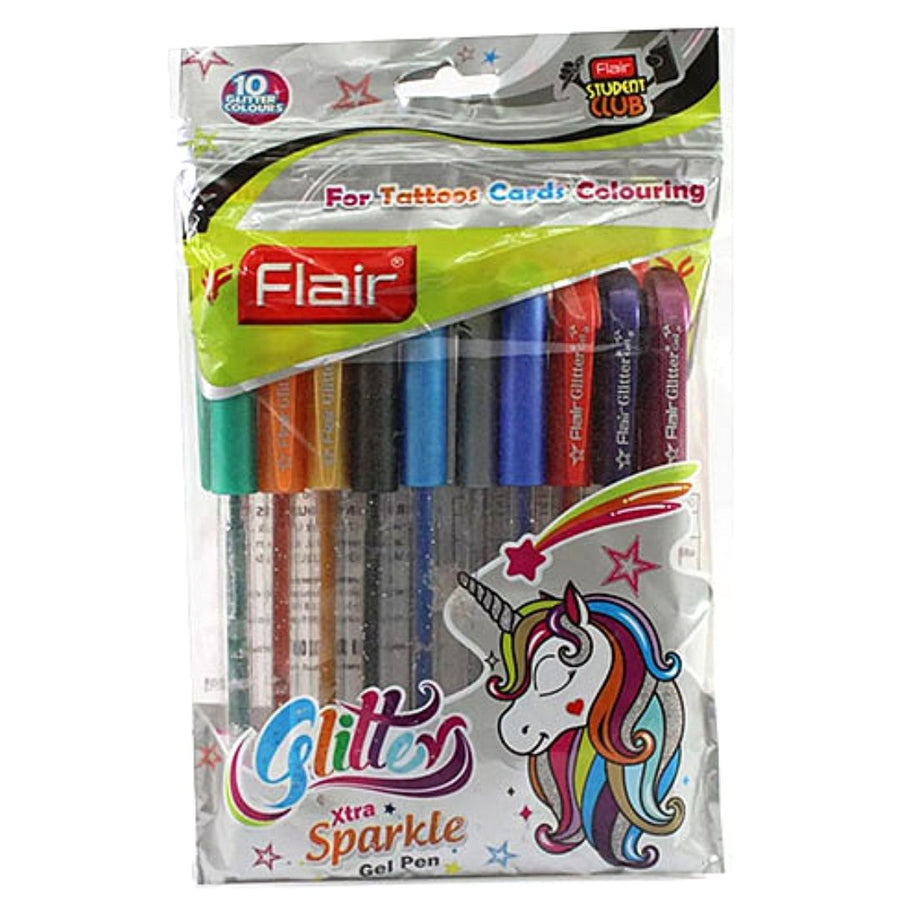 Flair Glitter Xtra Gel Pen - SCOOBOO - Gel Pens