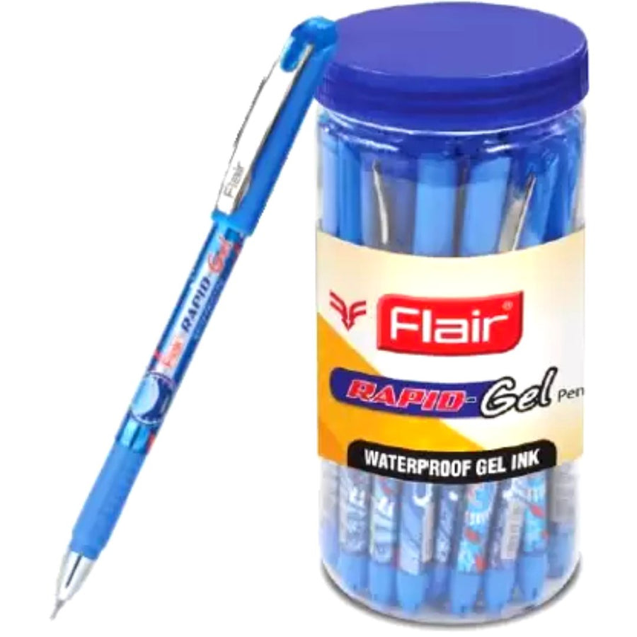 Flair Rapid Gel Ink Pen Pack Of 25 - SCOOBOO - Gel Pens