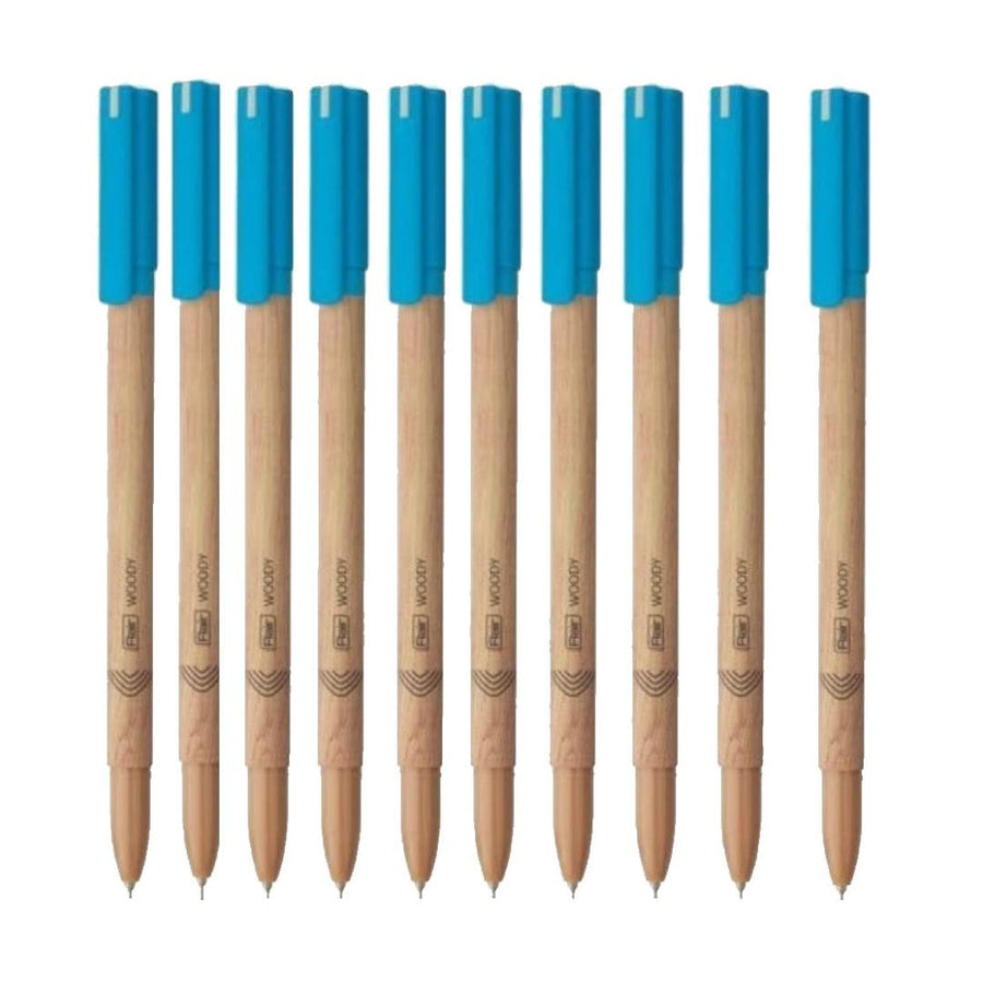 Flair Woody Ball Pens Pack Of 10 - SCOOBOO - Ball Pen