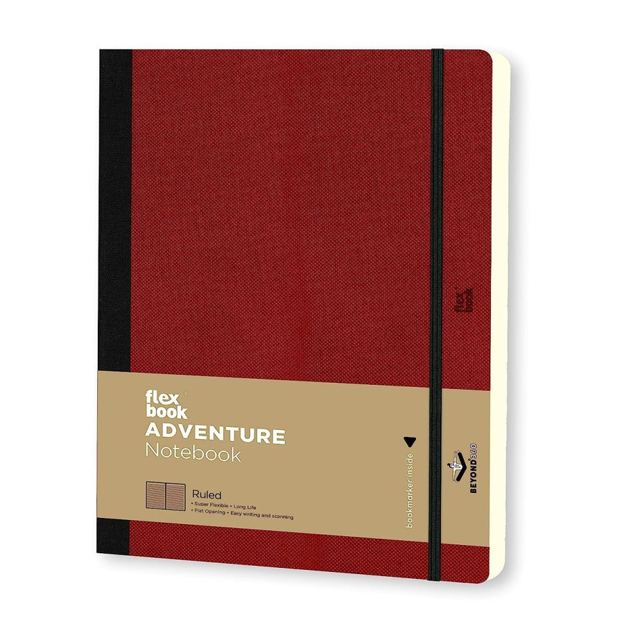 Flexbook Adventure Series Red- Ruled- Large - SCOOBOO - 21.00079-TGM - Ruled