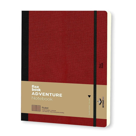 Flexbook Adventure Series Red- Ruled- Medium - SCOOBOO - 21.0008-TGM - Ruled