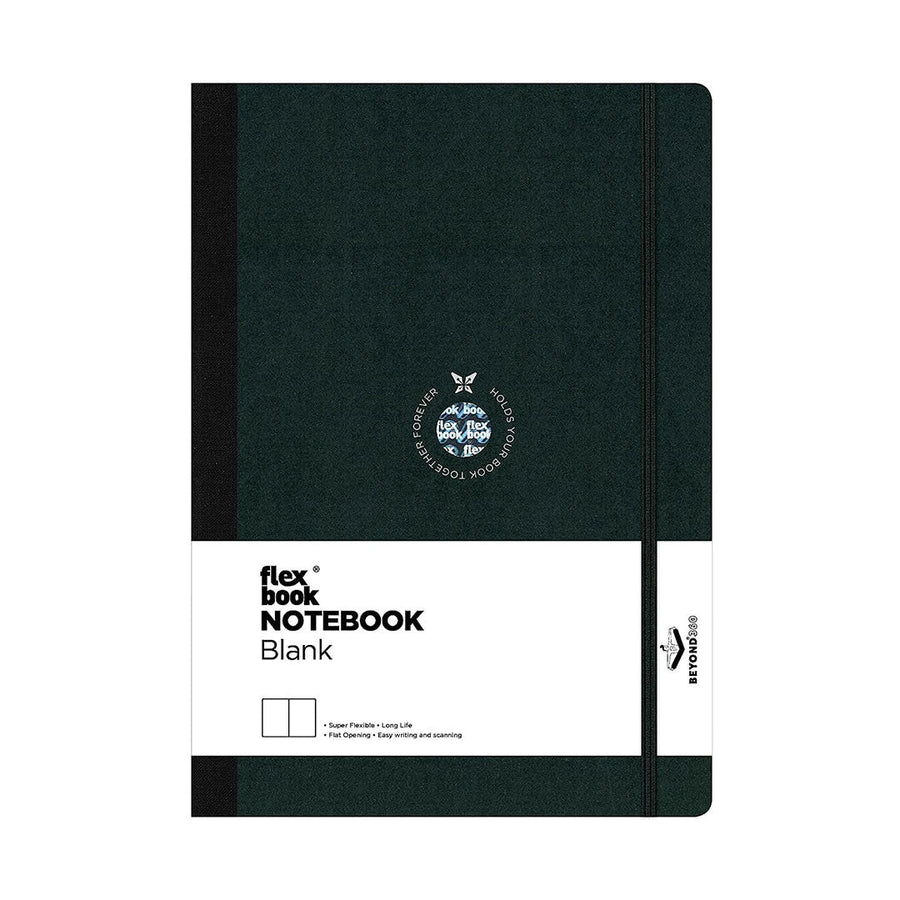 Flexbook Flex Global Black- Blank- Large - SCOOBOO - 21.00001-TGM - Ruled