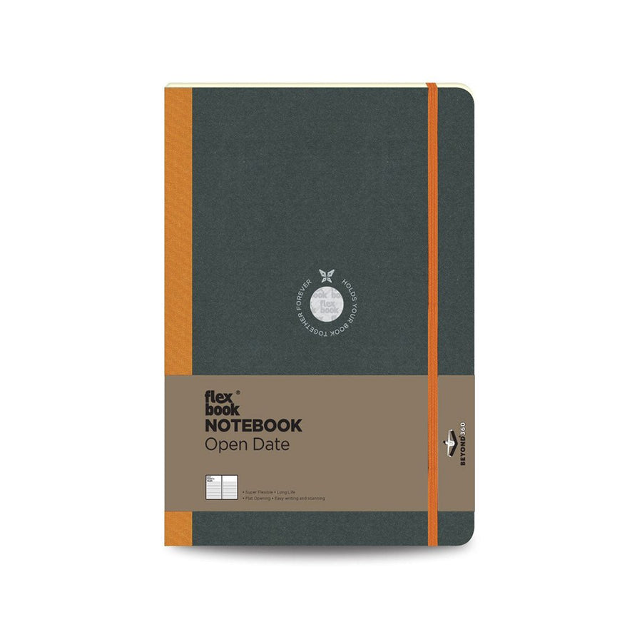 Flexbook Flex Global Open Date Orange- Ruled- Large - SCOOBOO - 21.00107-TGM - Ruled