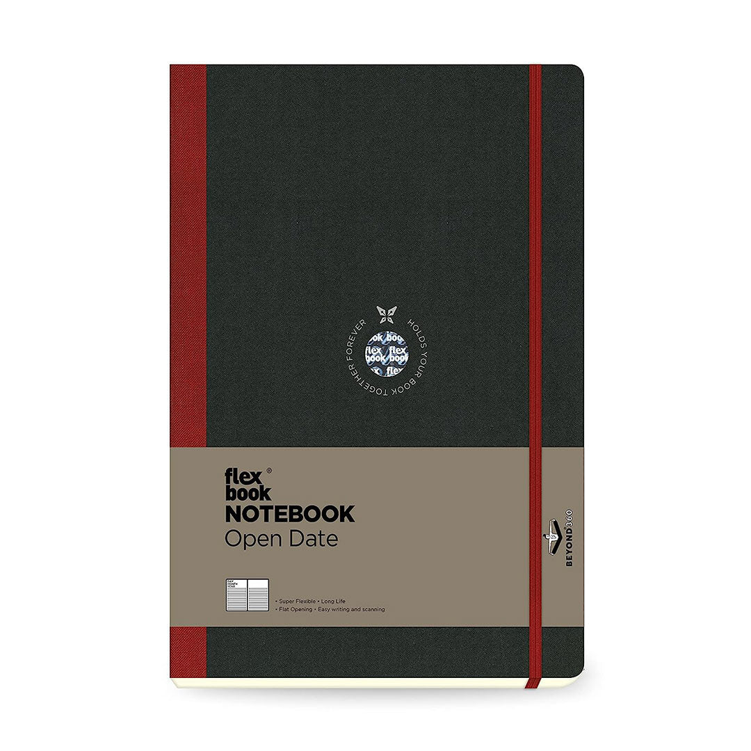 Flexbook Flex Global Open Date Red- Ruled- Large - SCOOBOO - 21.00021-TGM - Ruled