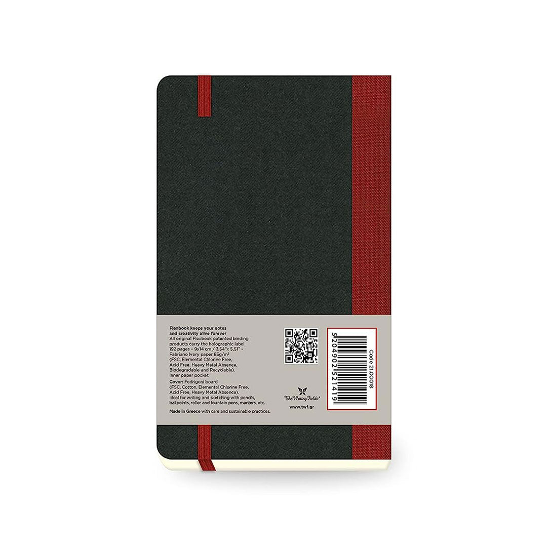 Flexbook Flex Global Red- Blank- Pocket - SCOOBOO - 21.00009-TGM - Plain