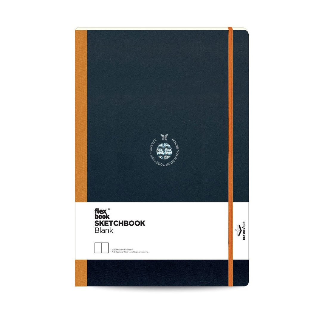 Flexbook Flex Global Sketchbook Orange- Blank- Large - SCOOBOO - 21.00112-TGM - Plain