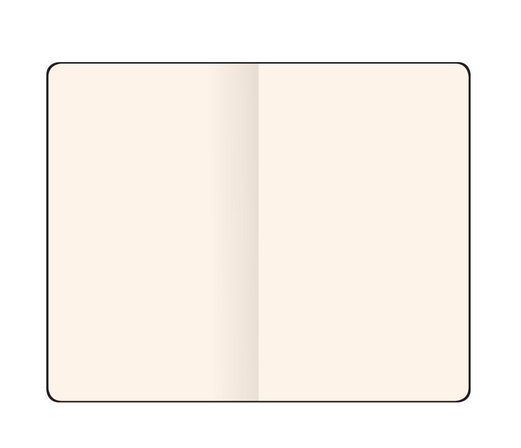 Flexbook Flex Global Sketchbook Orange- Blank- Medium - SCOOBOO - 21.00113-TGM - Plain