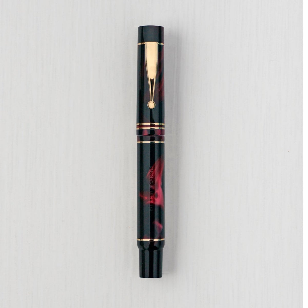 Gioia Alleria Amaranto Red-black GT Fountain Pen - SCOOBOO - GA-742-M - Fountain Pen