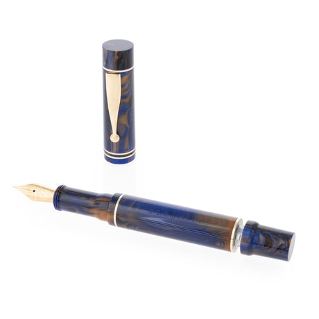 Gioia Alleria Crepuscola Blue-brown Gt Fountain Pen - SCOOBOO - GA-748-F - Fountain pen