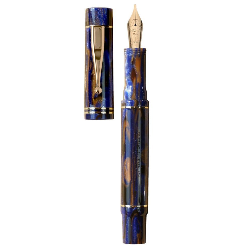 Gioia Alleria Crepuscola Blue-brown Gt Fountain Pen - SCOOBOO - GA-748-F - Fountain pen