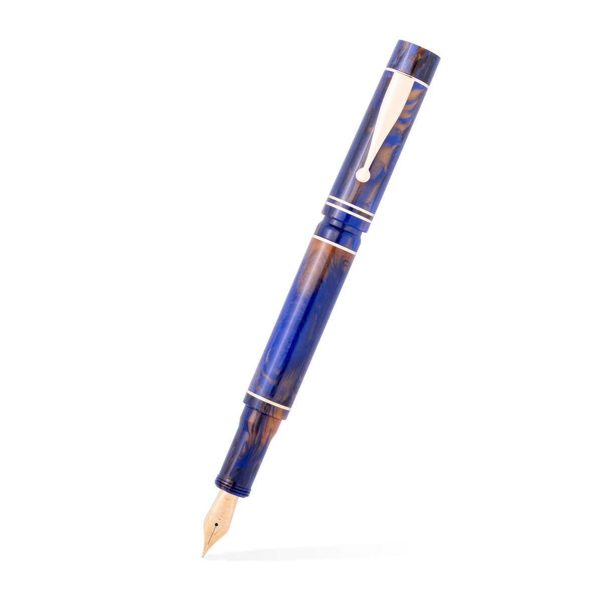 Gioia Alleria Crepuscola Blue-brown Gt Fountain Pen - SCOOBOO - GA-748-F - Fountain pen