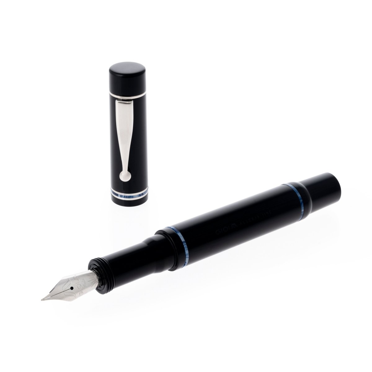 Gioia Alleria Nuvola Black Fountain Pen - SCOOBOO - GA-712-M - Fountain pen