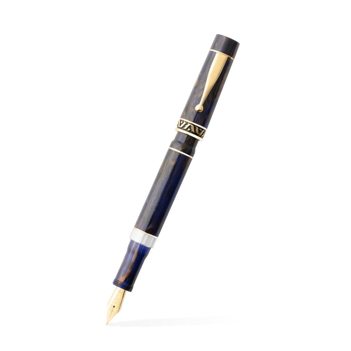 Gioia Bellevista Crepuscola Blue-brown Fountain Pen - SCOOBOO - GB-902-M - Fountain pen