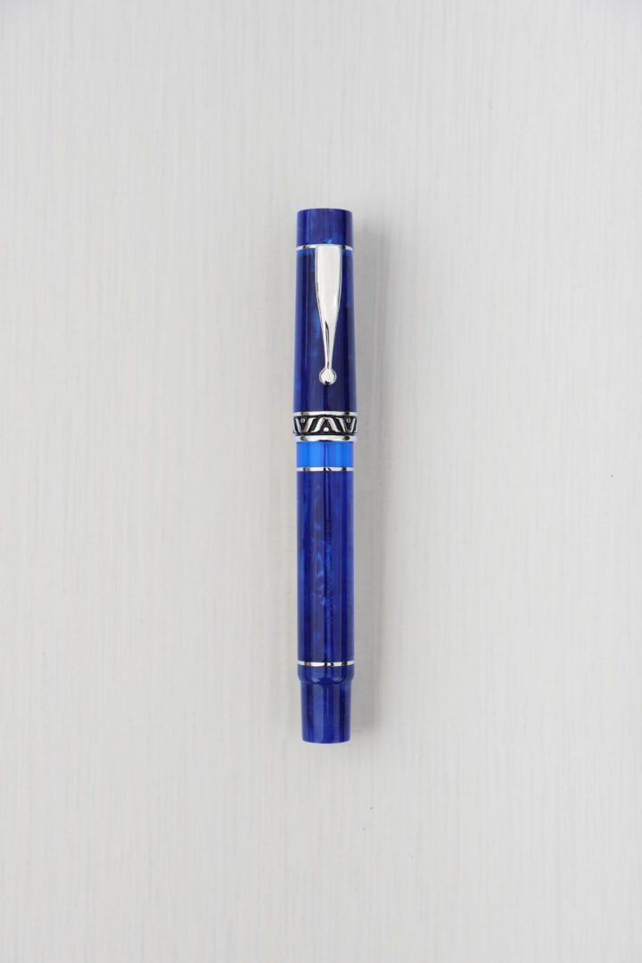 Gioia Bellevista Mare Chiaro Blue Fountain Pen - SCOOBOO - GB-914-M - Fountain pen