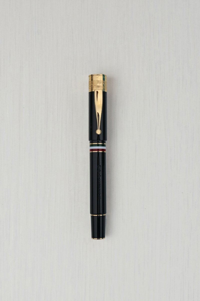 Gioia Partenope Dual Pen- Fountain Pen & Rollerball Pen- Black GT - SCOOBOO - GP-804-M - Roller Ball Pen