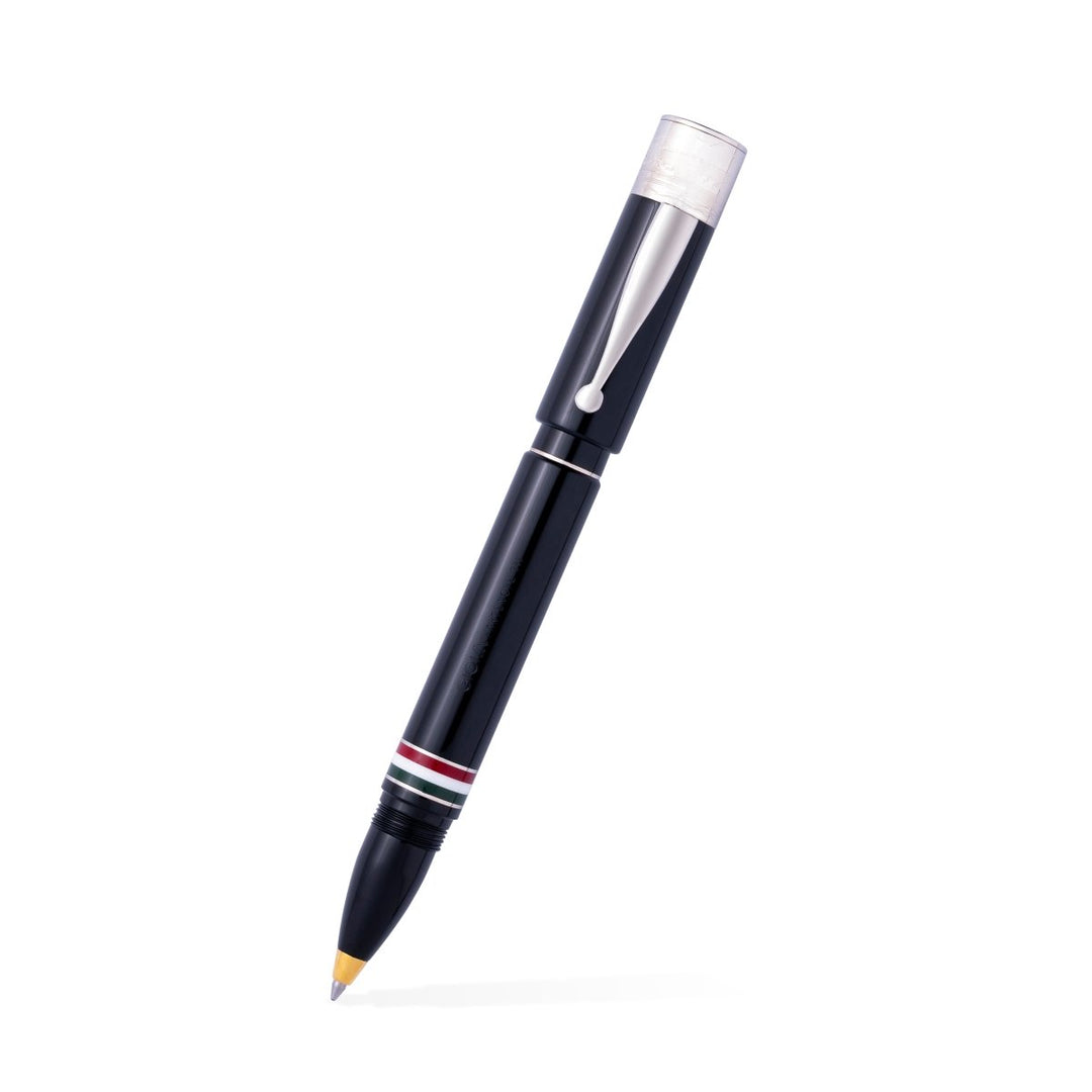 Gioia Partenope Dual Pen- Fountain Pen & Rollerball Pen -Black RT - SCOOBOO - GP-808-M - Roller Ball Pen