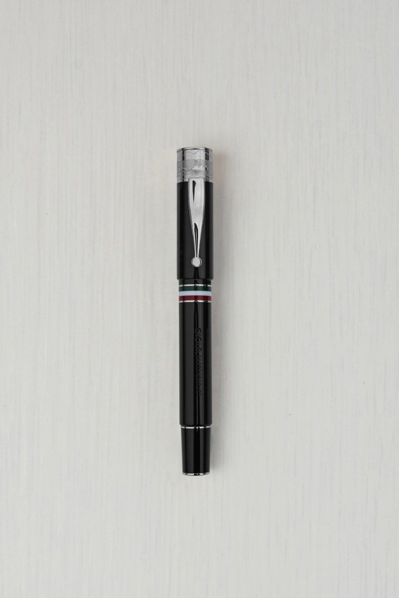 Gioia Partenope Dual Pen- Fountain Pen & Rollerball Pen -Black RT - SCOOBOO - GP-808-M - Roller Ball Pen