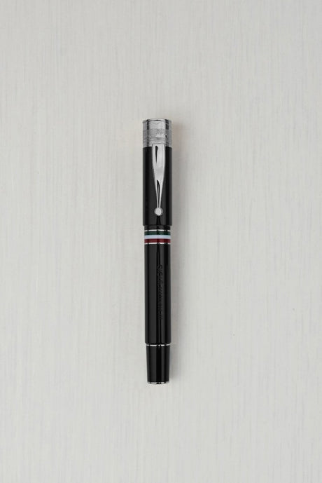 Gioia Partenope Dual Pen- Fountain Pen & Rollerball Pen -Black RT - SCOOBOO - GP-808-M - Roller Ball Pen