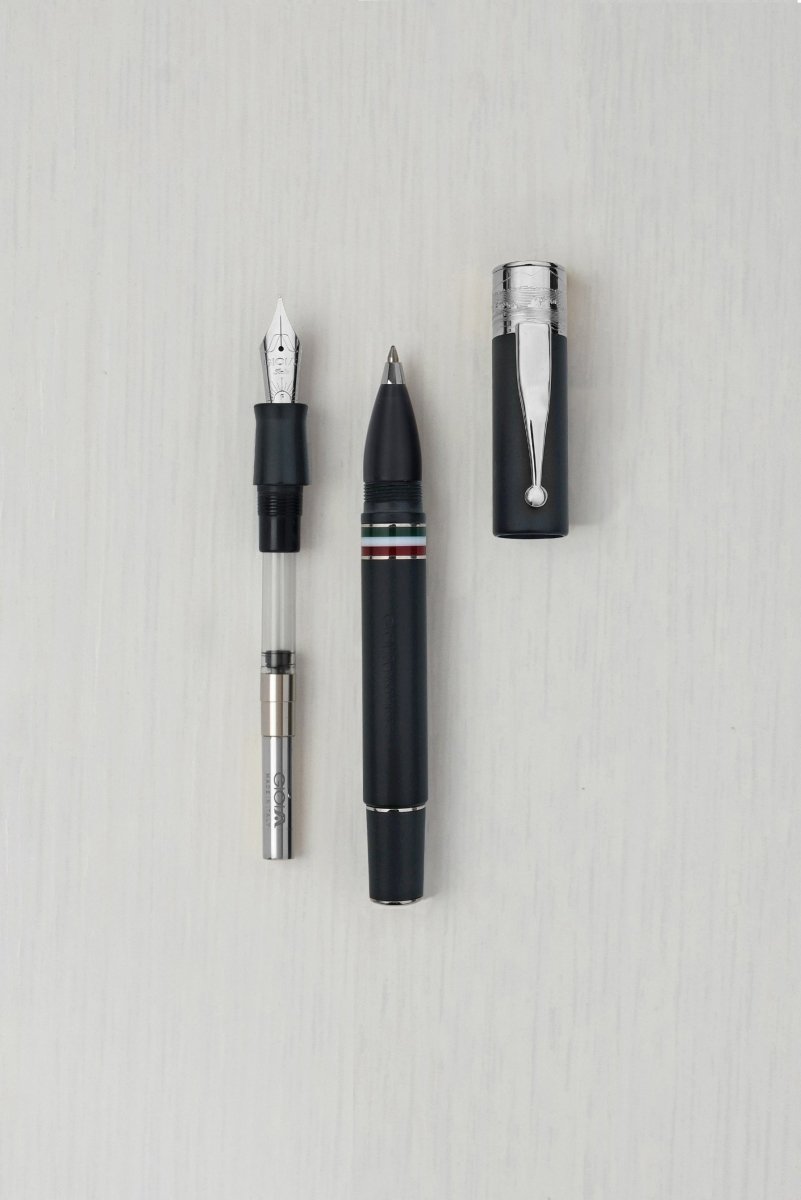 Gioia | Fountain Pen & Rollerball Pen | Partenope | Black