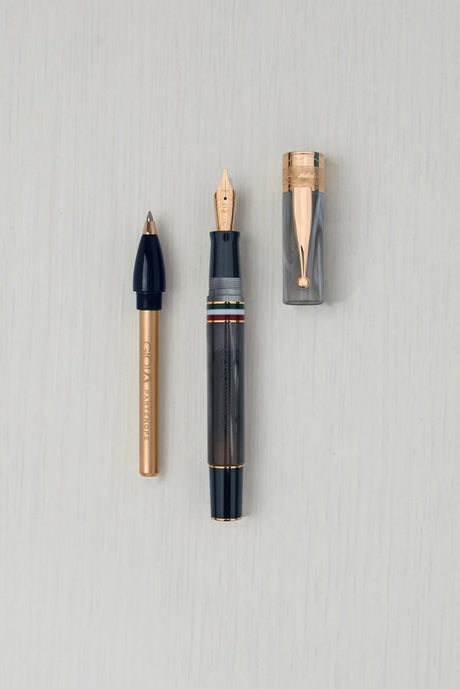 Gioia Partenope Dual Pen- Fountain Pen & Rollerball Pen- Madreperla Pearl RGT - SCOOBOO - GP-824-M - Roller Ball Pen