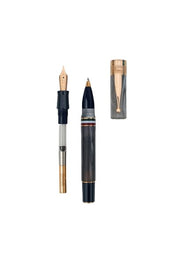 Gioia Partenope Dual Pen- Fountain Pen & Rollerball Pen- Madreperla Pearl RGT - SCOOBOO - GP-824-M - Roller Ball Pen