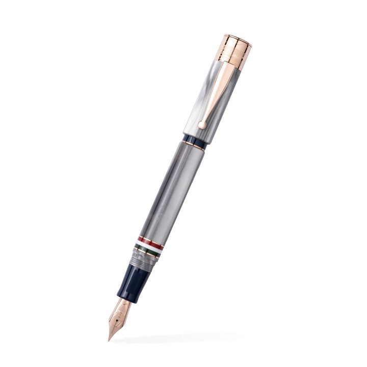 Gioia Partenope Dual Pen- Fountain Pen & Rollerball Pen- Madreperla Pearl RGT - SCOOBOO - GP-824-M - Roller Ball Pen