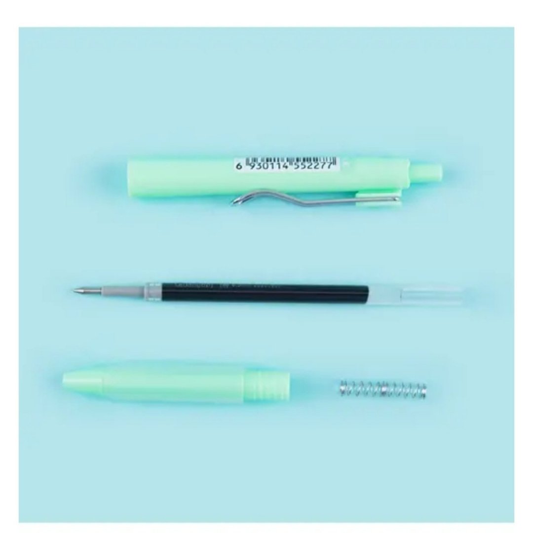 Guangbo 0.5mm black ink bullet gel pen -Pack of 5 - SCOOBOO - B72029D - Gel Pens