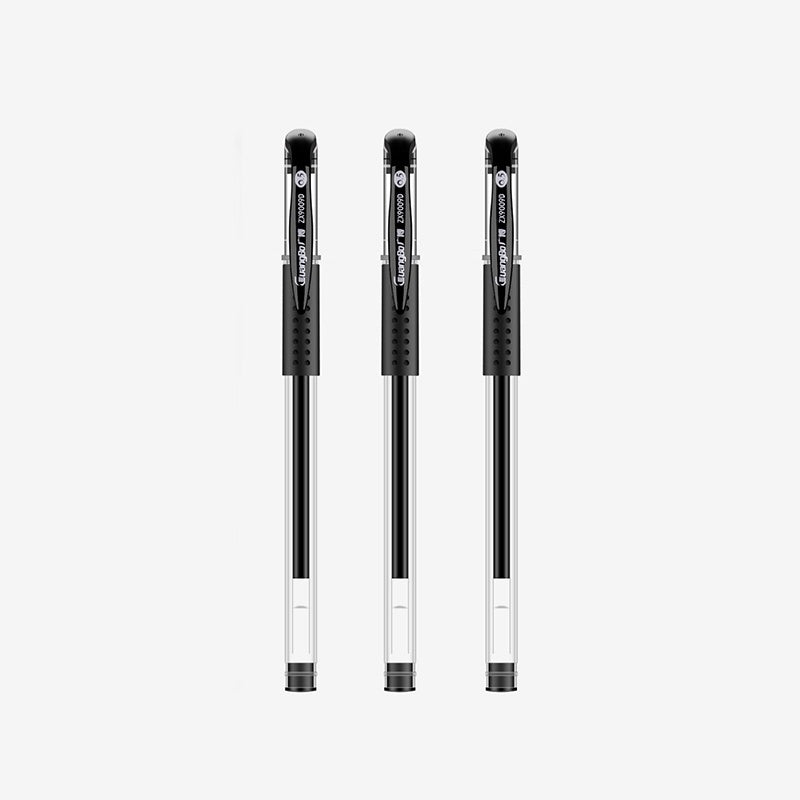 Guangbo 0.5mm Blue Ink Gel Pen (Pack of 12) - SCOOBOO - BZX9009D - GEL PENS