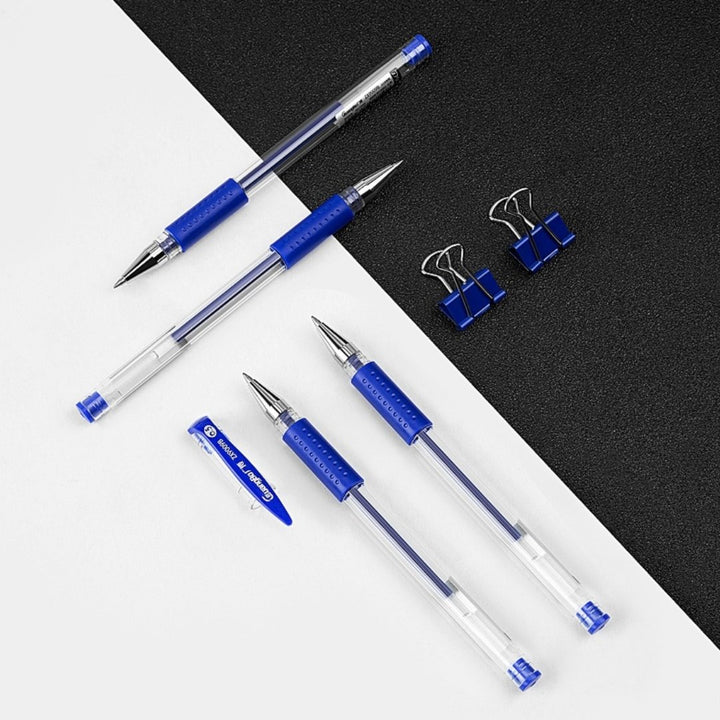 Guangbo 0.5mm Blue Ink Gel Pen (Pack of 12) - SCOOBOO - BZX9009B - Gel Pens