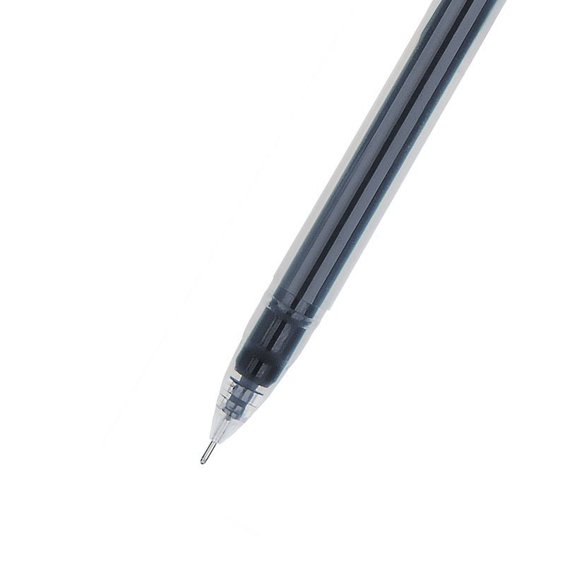 Guangbo Big Capacity 0.5 mm Black Ink Gel Pen (Pack of 12) - SCOOBOO - B72009D - Gel Pens