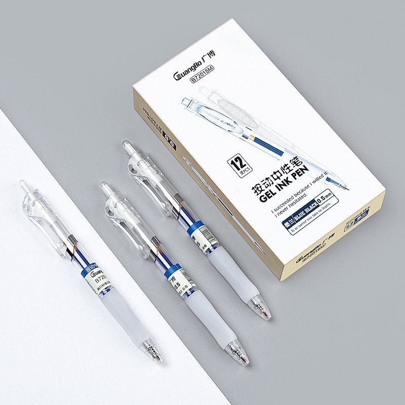 Guangbo Press Gel Pen-Blue - SCOOBOO - B72015M - GEL PENS