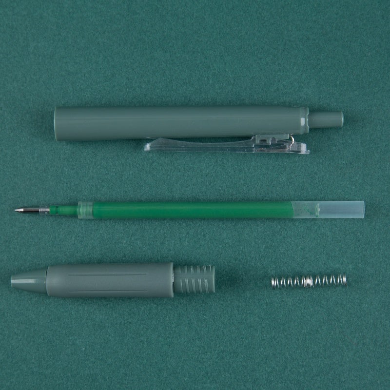 Guangbo Retraceable Assorted Gel Ink Press Pens 0.5mm (Pack of 5) - SCOOBOO - B72034 - Gel Pens