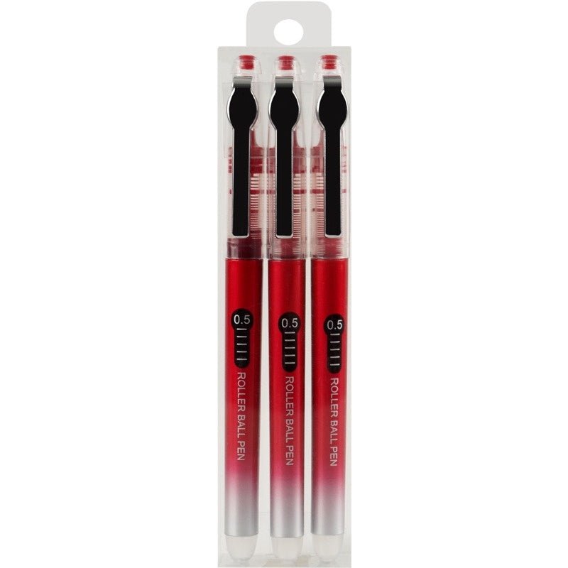 Guangbo Rollerball Pen 0.5mm- Pack of 3 - SCOOBOO - B17009-3R - Roller ball Pen