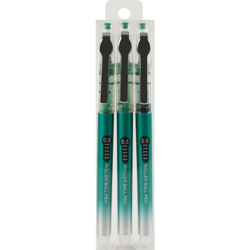 Guangbo Rollerball Pen 0.5mm- Pack of 3 - SCOOBOO - B17009-3G - Roller ball Pen