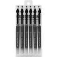 Guangbo Rollerball Pen 0.5mm- Pack of 6 - SCOOBOO - B17009-6BK - Roller ball Pen