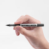 Guangbo Straight Liquid Black 0.5mm Rollerball Pen (Pack of 6) - SCOOBOO - BSX9586D - Ball Pen