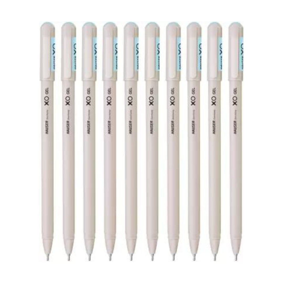 Hauser XO Gel Pens Pack Of 10 - SCOOBOO - Hauser