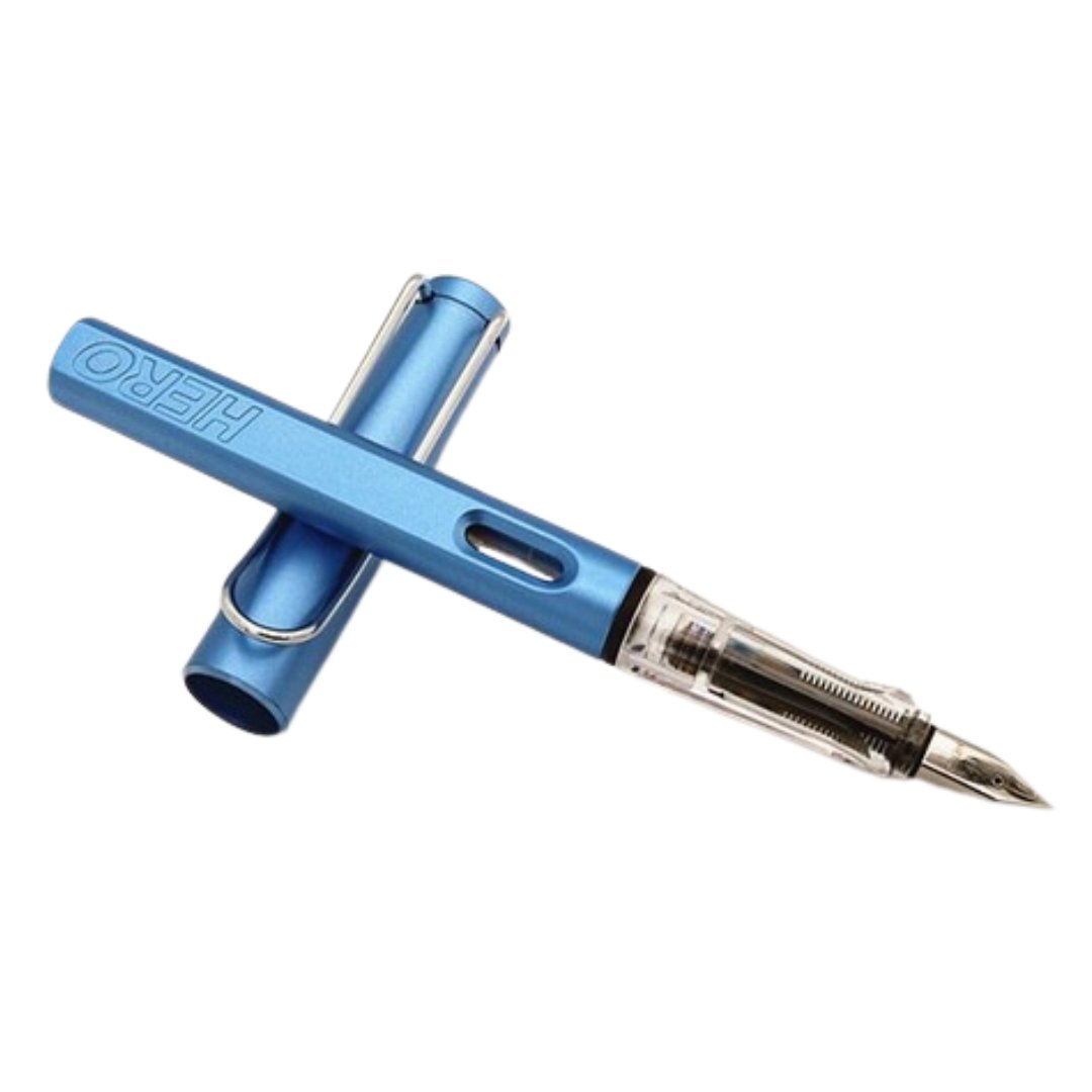 Hero 359B Dazzle Fountain Pen - SCOOBOO - 359 B-BL - Fountain Pen