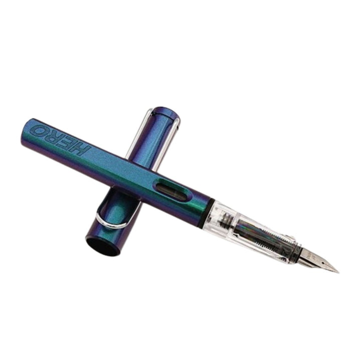Hero 359B Dazzle Fountain Pen - SCOOBOO - 359 B-BL - Fountain Pen