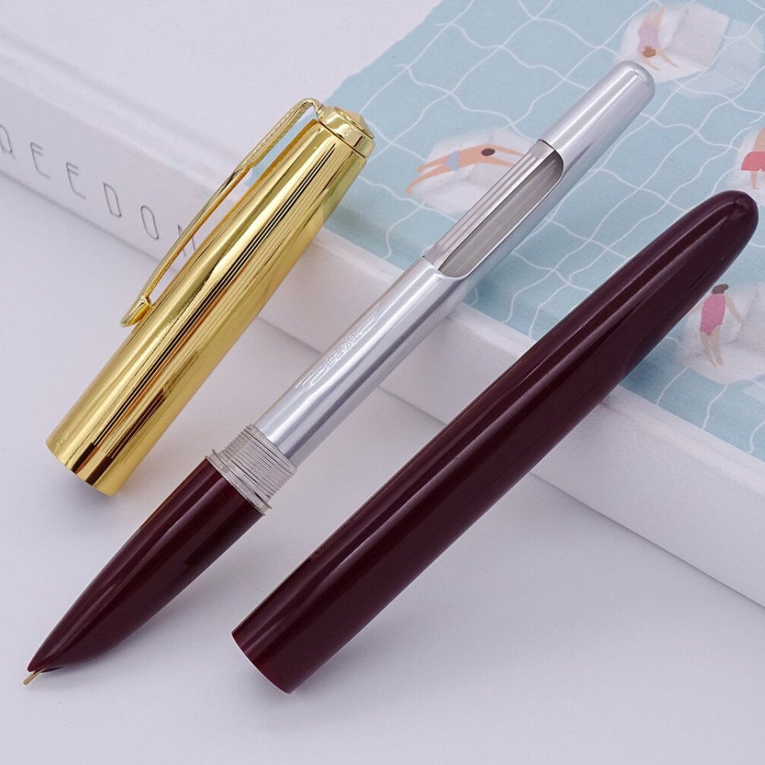 Hero 616 Classic Gold Cap Fountain Pen - SCOOBOO - 616-YH-BK - Fountain Pen