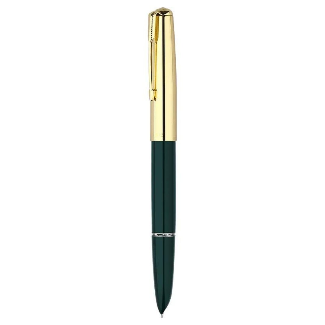 Hero 616 Classic Gold Cap Fountain Pen - SCOOBOO - 616-YH-G - Fountain Pen