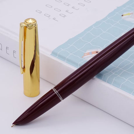 Hero 616 Classic Gold Cap Fountain Pen - SCOOBOO - 616-YH-BK - Fountain Pen