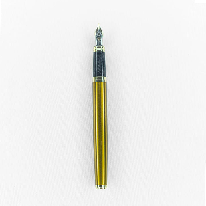 Hero 6177 3 in 1 Pen Set- Fountain & Ballpoint Pen & Art Calligraphy - SCOOBOO - 6177 YL - Ball Pen