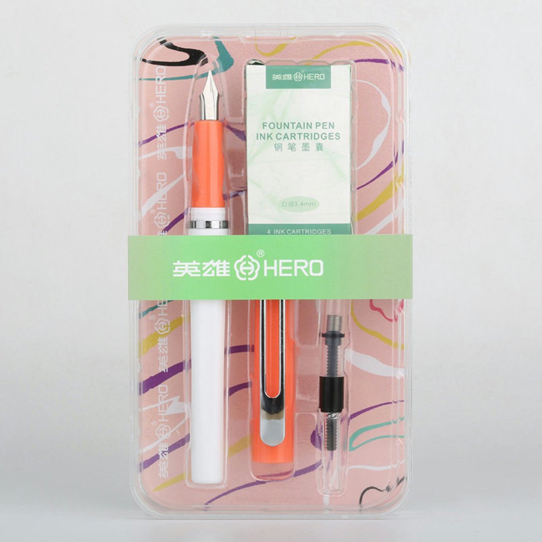 Hero Smart Double Pen Set - SCOOBOO - 1209A - Fountain Pen