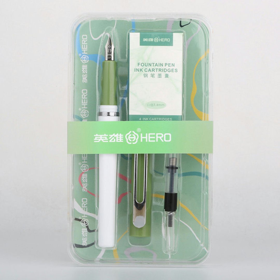 Hero Smart Double Pen Set - SCOOBOO - 1209A - Fountain Pen