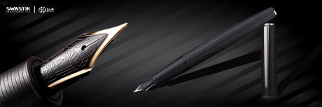 Hongdian, Fountain Pen - A3 BLACK. - SCOOBOO - 6970975083176 - Fountain Pen