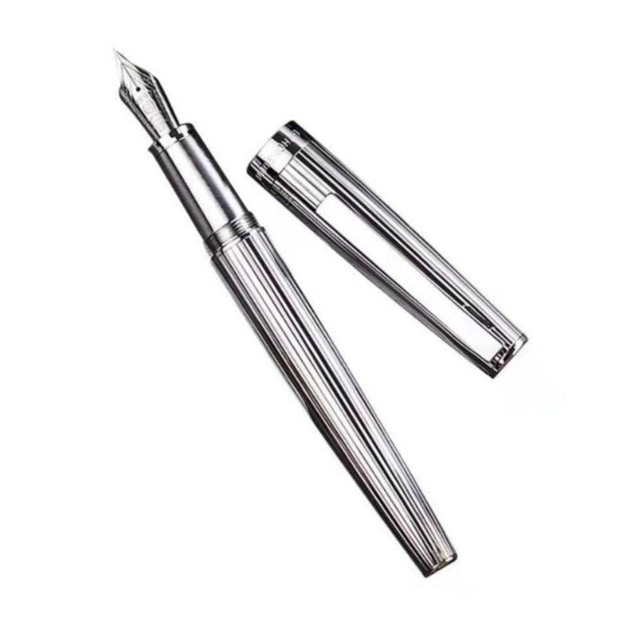 Hongdian, Fountain Pen Metal - SCOOBOO - 1845S Chromium Silver White - Fountain Pen